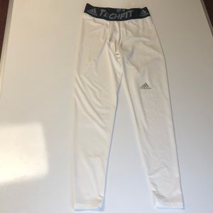 Adidas Techfit white leggings M